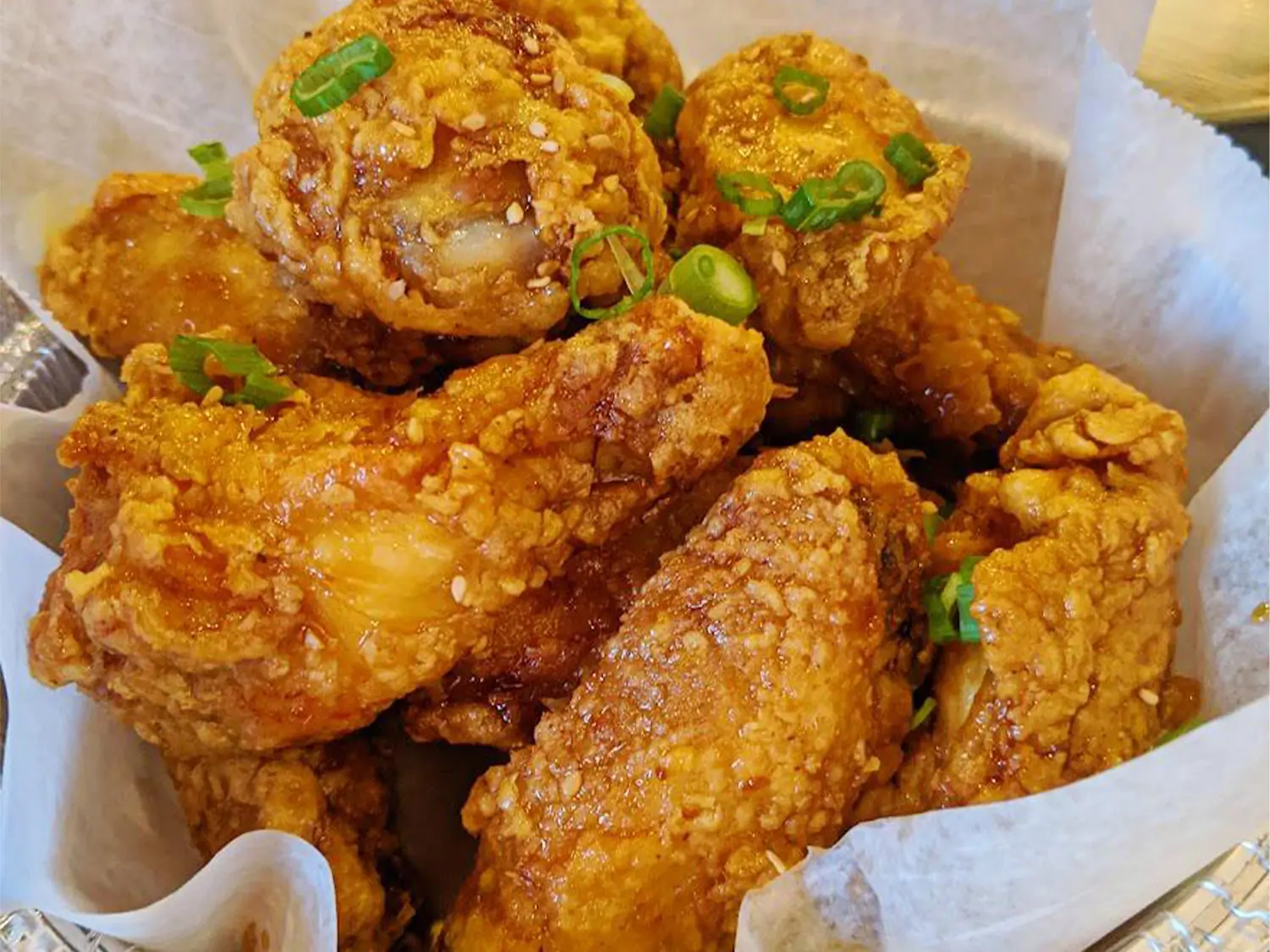 Coreanos Allston-Korean Restaurant-Spicy Garlic Chicken-Boston Spicy Garlic Chicken at Coreanos Allston, a Korean Restaurant in Boston