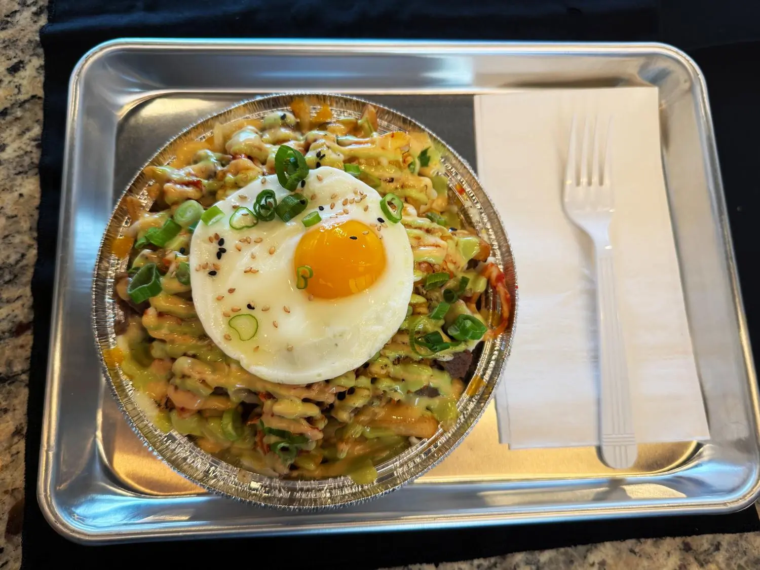 Bulgogi bibimbap at Coreanos Allston, a Korean Restaurant in Boston